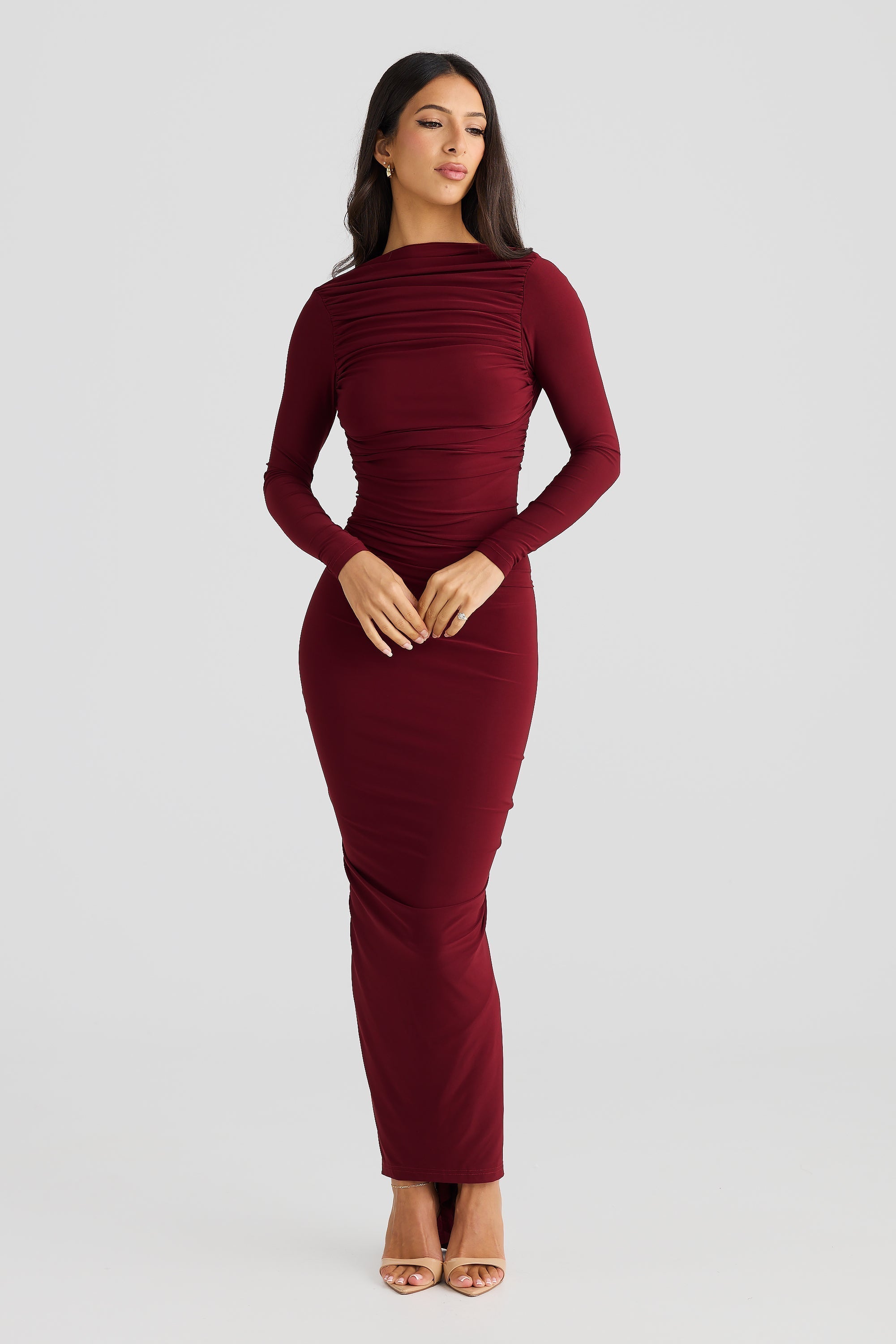 Elvy Elegant Longsleeve Dress