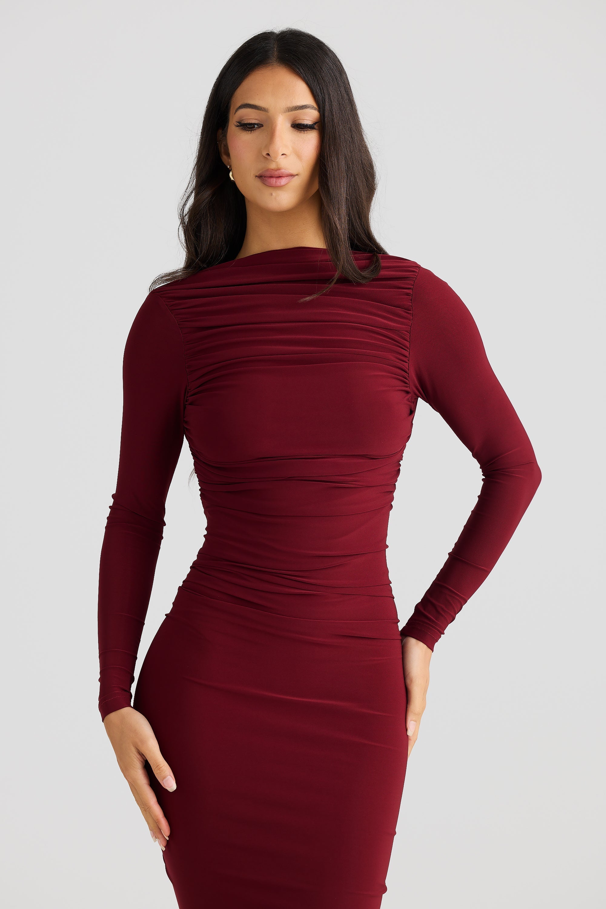 Elvy Elegant Longsleeve Dress