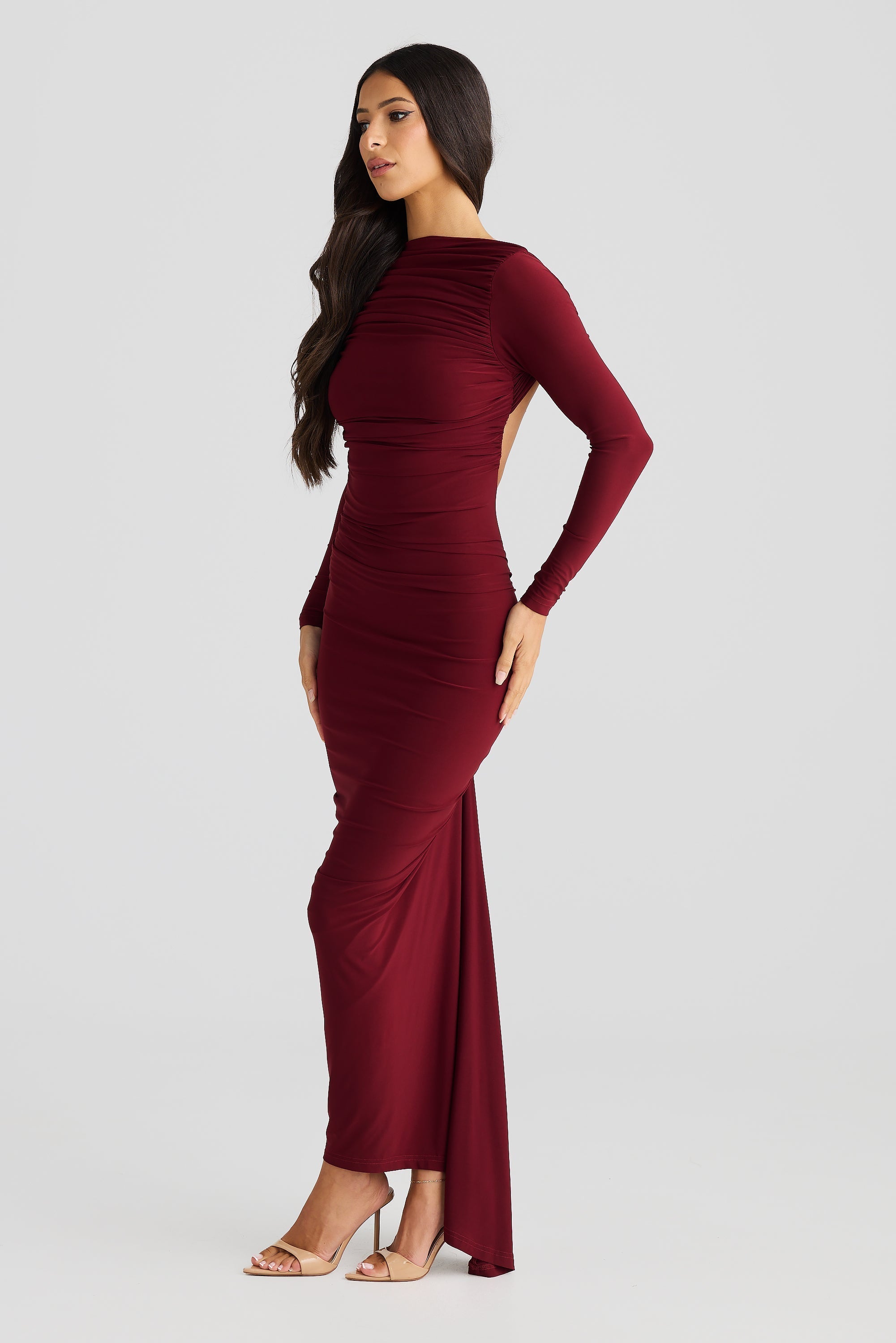 Elvy Elegant Longsleeve Dress